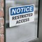 Signmission Restricted Access OSHA Notice Sign, Vinyl Decal, 7in W x 5in L, 2PK OS-2PACK-NS-D-57-L-18071 - alternate 6